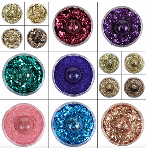 MEGA SET - all 63 micas + 48 glitters + 8 Float to the top pigments