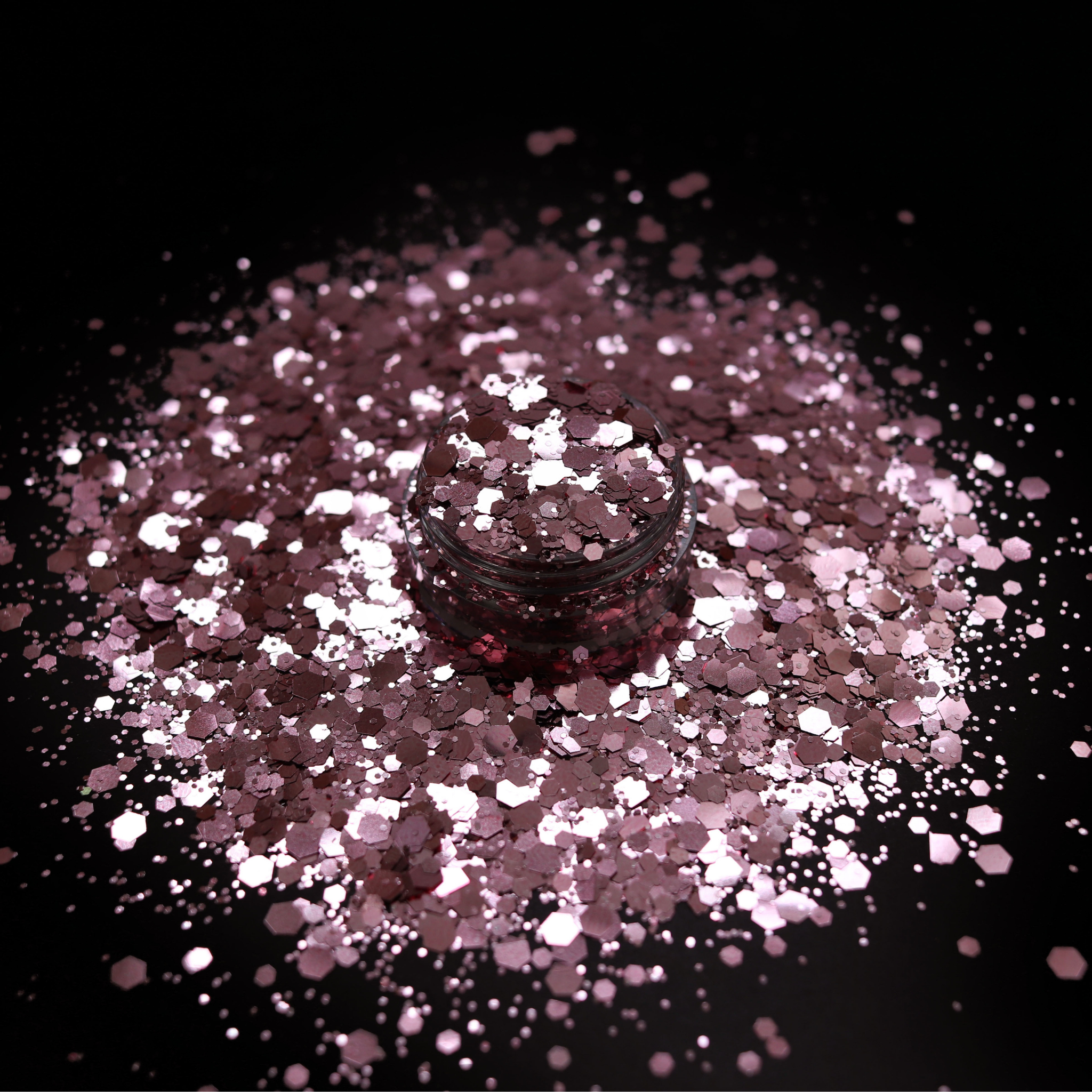 Rose Gold Glitter Blend