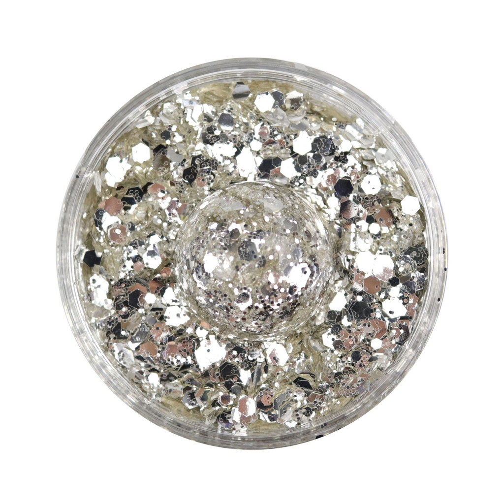 White Silver Glitter Blend