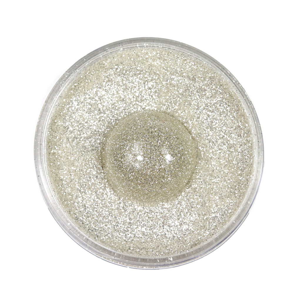 White Silver Glitter Fine