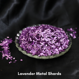 Colored Glitter Glass & Metal Shards