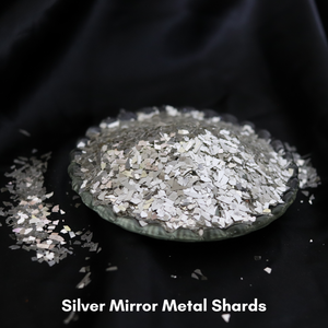 Colored Glitter Glass & Metal Shards