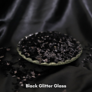 Colored Glitter Glass & Metal Shards