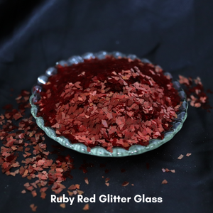 Colored Glitter Glass & Metal Shards