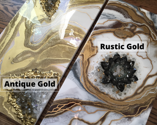 Rustic Gold 5 Rustic Gold Metallic Pigment – Dianka Pours