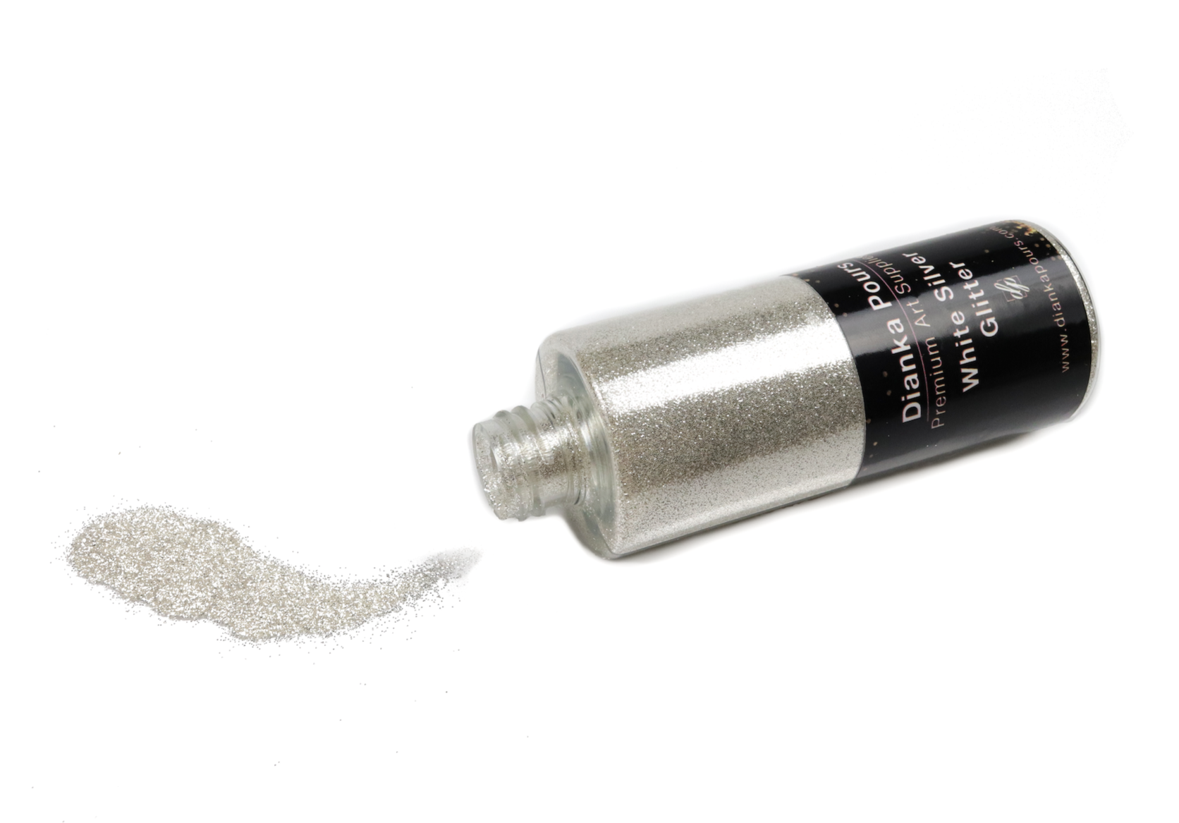 White Silver Glitter Fine
